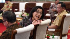 Menteri Keuangan Sri Mulyani (tengah) dan Menteri PANRB Azwar Anas (kiri) dan Mendagri Tito Karnavian menghadiri Sidang Kabinet Paripurna di Istana Negara (Dok: detikindonesia.co.id) KOMPAS.com