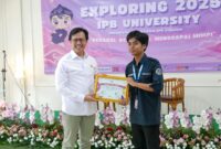 Wakil Ketua DPRD Cianjur, Lepi Ali Firmansyah, dalam sebuah acara Talkshow Exploring 2025 IPB University di Balai Prayoga Cianjur. 