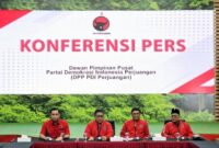 Konferensi pers HUT ke-52 PDIP (Foto: dok. PDIP)