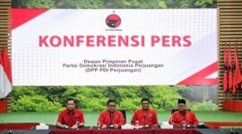 Konferensi pers HUT ke-52 PDIP (Foto: dok. PDIP)