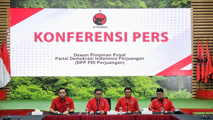 Konferensi pers HUT ke-52 PDIP (Foto: dok. PDIP)