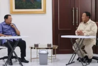 Prabowo Subianto bertemu dengan Presiden ke-6 RI yang juga Ketua Majelis Tinggi Partai Demokrat, Susilo Bambang Yudhoyono (SBY), pada Sabtu (17/2/2024). (Foto: Dokumentasi Partai Demokrat)