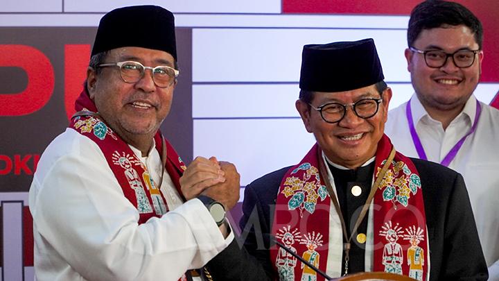 Gubernur dan Wakil Gubernur DKI Jakarta Pramono Anung - Rano Karno (Detik Indonesia/CNN Indonesia)