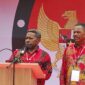 Bupati dan Wakil Bupati terpilih Kabupaten Waropen Drs Fransiscus Xaverius Mote, M.Si (kiri) dan Yoel Boari (kanan) periode 2024-2029. FX Mote dan Yoel Boari akan dilantik Presiden Republik Indonesia H. Prabowo Subianto di Istana Kepresidenan, Jalan Veteran, Gambir, Jakarta Pusat, Kamis (20/2). Sumber foto: gpriority.co.id, 29 November 2024