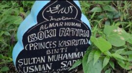 Kuburan Alm. Boki Fatima (Makiano Post/Detik Indonesia)