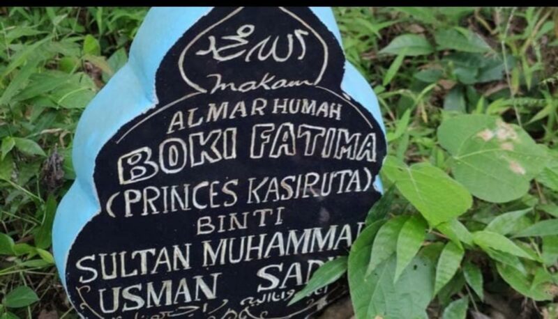 Kuburan Alm. Boki Fatima (Makiano Post/Detik Indonesia)