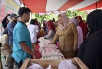 Gerakan Pasar Murah (GPM) lewat program Pasar Pangan Rakyat Murah dan Aman (Pak Rahman) berhasil digelar Pemkot) Semarang, Jawa Tengah (Foto: Humas Pemkot Semarang)