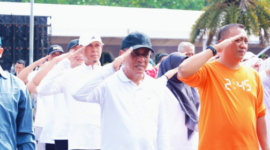 Pasangan Bupati Bima dan Wabup Terpilih Ady Mahyudi dan dr. H. Irfan Selasa (18/2) mengikuti Gladi Pelantikan di Lapangan Monumen Nasional (Monas) Jakarta. (Detik Indonesia/Gardaasakota)