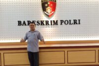 Foto dokumentasi : Iswan Samma, SH, Kuasa Hukum Nasabah a.n : Tatan Sudjana Mengadukan Bank BJB dan PT Oke Asset Indonesia ke Bareskrim Polri