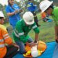 Lomba first aid response di PT NHM. (Detik Indonesia/Tandaseru/NHM)