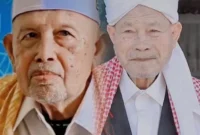 Dua ulama kharismatik yang sangat dihormati, Abu H. Usman (Abu Kuta Krueng) dan Aba Asnawi Ramli (Aba Budi Lamno) (Detik Indonesia/JRB.one)