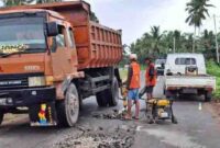 Jalan Motorpol Totodoku, Kerusakan Jalan Morotai, Jalan Nasional Maluku Utara, Jalan Rusak di Morotai, BPJN Maluku Utara (Detik Indonesia, Fajar Malut)