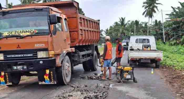 Jalan Motorpol Totodoku, Kerusakan Jalan Morotai, Jalan Nasional Maluku Utara, Jalan Rusak di Morotai, BPJN Maluku Utara (Detik Indonesia, Fajar Malut)