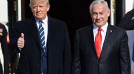 Presiden AS Donald Trump, dan Perdana Menteri Israel Benjamin Netanyahu