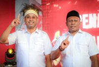 Bupati dan Wakil Bupati Kabupaten Teluk Bintuni terpilih periode 2025-2030, Yohanis Manibuy dan Joko Lingara (Detik Indonesia/Gardapapua)