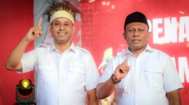 Bupati dan Wakil Bupati Kabupaten Teluk Bintuni terpilih periode 2025-2030, Yohanis Manibuy dan Joko Lingara (Detik Indonesia/Gardapapua)