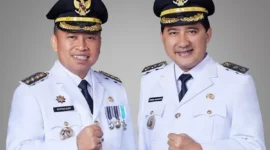 Walikota dan Wakil Walikota Depok, Supian Suri dan Chandra Rahmansyah (Detik Indonesia/Radar Depok)