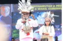 Ribuan warga Papua Selatan berkumpul di Merauke pada Selasa, 4 Maret 2025, untuk menyambut kedatangan Wakil Gubernur Papua Selatan, Paskalis Imadawa, S.Pd, yang kemudian menyampaikan orasi di hadapan mereka. (Detik Indonesia/Papua Bangkit)