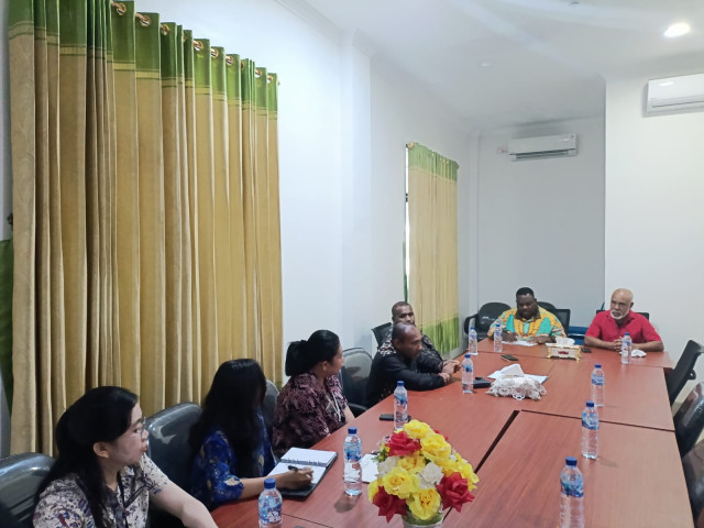 Audiensi bersama Perwakilan Ombudsman RI Prov. Papua Barat dan DPR Provinsi Papua Barat. dokhumasoripb