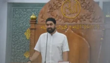 Gubernur Aceh, Muzakir Manaf (Mualem) menyampaikan sambutan Ramadan 1446 H/2025 M di Masjid Raya Baiturrahman, Selasa 4/3/2025. (Detik Indonesia/Masakini/Adpim Aceh)