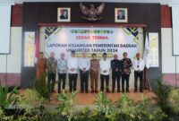 Bupati Maluku Tengah saat menghadiri langsung penyerahan Laporan Keuangan Pemerintah Daerah Unaudited Tahun 2024 (Detik Indonesia/Dinamika Maluku)