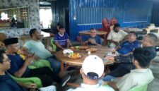 Bukber berlangsung di alun-alun kawasan Kantor Bupati Halmahera Utara, Selasa (11/3/2025). (Detik Indonesia/Poskomalut)