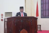 Bupati Kupang, Yosef Lede di Gedung DPRD Kabupaten Kupang, Senin (3/3/2025). (dok. Humas Kabupaten Kupang).