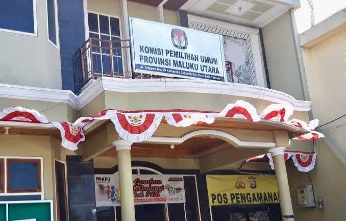 Kantor KPU Maluku Utara (Istimewa)