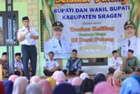 Bupati Sragen Sigit Pamungkas dan Wakil Bupati Suroto secara perdana hadir ditengah-tengah masyarakat dalam momen Safari Ramadhan yang digelar mulai Rabu (5/3/2025) di desa Poleng dan Desa Pilangsari Kecamatan Gesi. (Detik Indonesia/RRI/Diskominfo