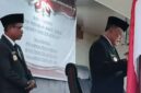 Bupati TTS Eduard Markus Lioe (Kanan ) sedang menyampaikan Pidato Perdana pada Sidang Dwan Perwakilan Rakyat Daerah TTS, Senin (3/3/2025). (Detik Indonesia/RRI/Anna Lopo)